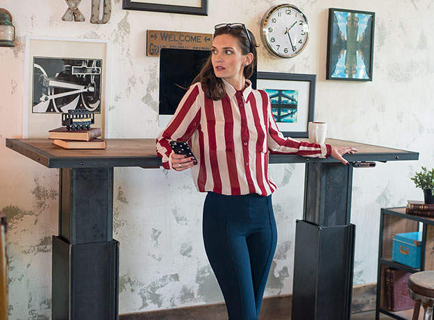 Xdesk Vintage Dalton Handcrafted Power Adjustable Desks - Xdesk
