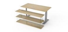 Desk Front Shelf