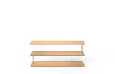 Three Float Shelf Levels