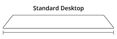 Standard 63" Width Desktop